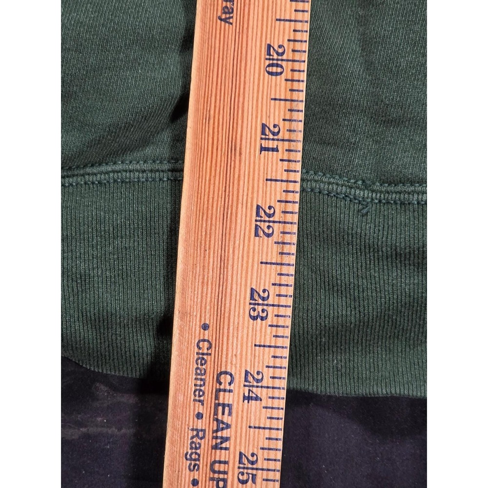Vintage Fruit of the Loom Bontrager Cycles Bike Sport Green Hoodie Mens L - Picture 11 of 14